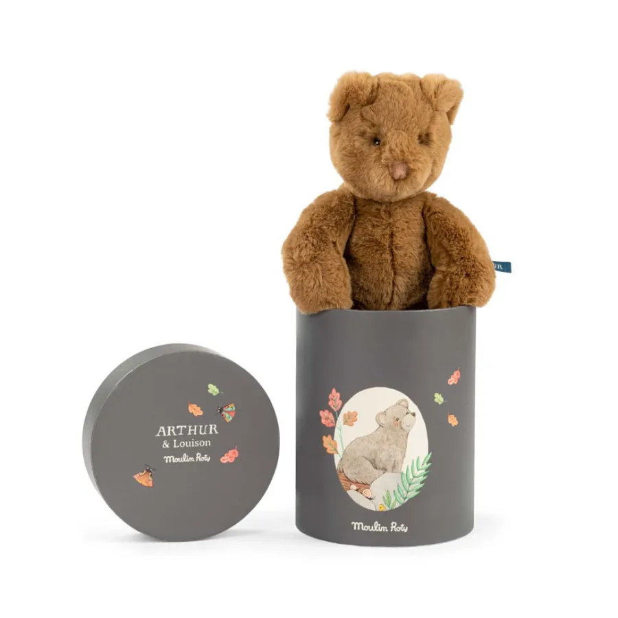 Outlet Moulin Roty Plu00fcschtier Bu00e4r Arthur in Dose