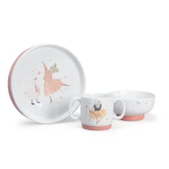 Online Moulin Roty Porzellangeschirr-Set La Petite Ecole de Danse 3-teilig