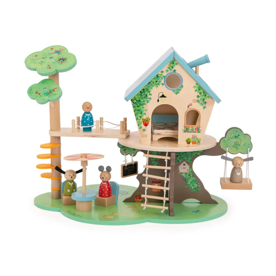Outlet Moulin Roty Puppen Baumhaus