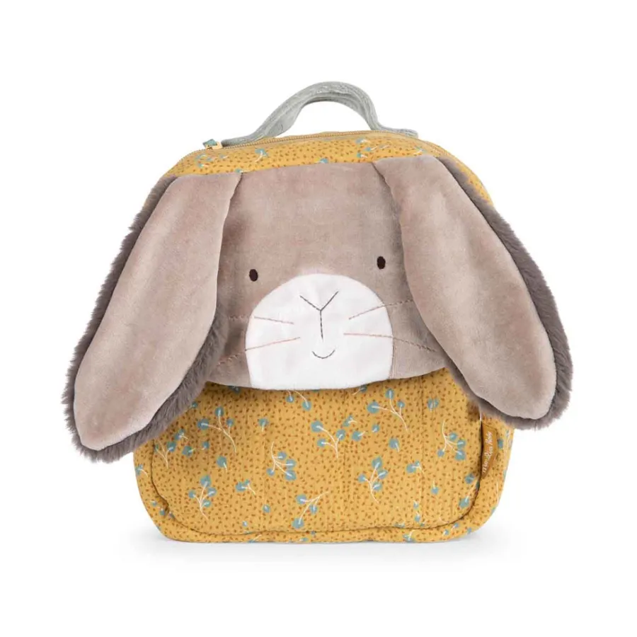 Outlet Moulin Roty Rucksack Trois Lapins Ocker