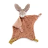 Hot Moulin Roty Schmusetuch Trois Lapins Kaninchen rot