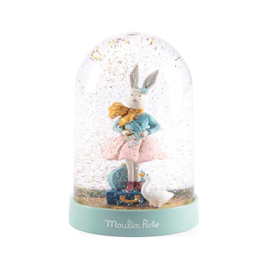 Online Moulin Roty Schneekugel Kaninchen