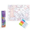 Online Moulin Roty Tischset & 5 abwaschbare Filzstifte Toupitis