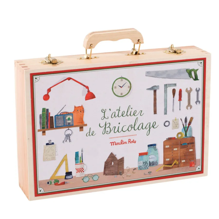 Discount Moulin Roty Werkzeugkasten - 14 Werkzeuge les jouets d`hier
