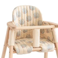 Clearance Nobodinoz Kissen fu00fcr Kinderstuhl Growing Green Blue Gatsby Cream