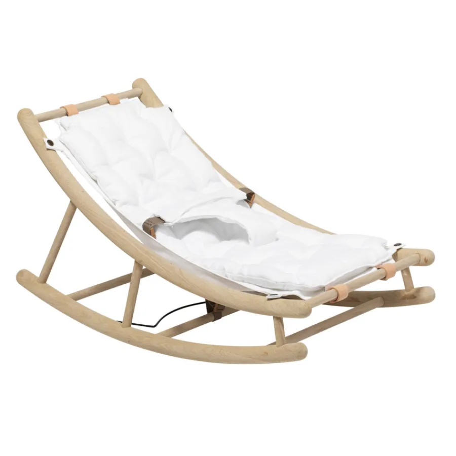 New Oliver Furniture Baby- & Kleinkindwippe Wood Eiche/ Weiu00df