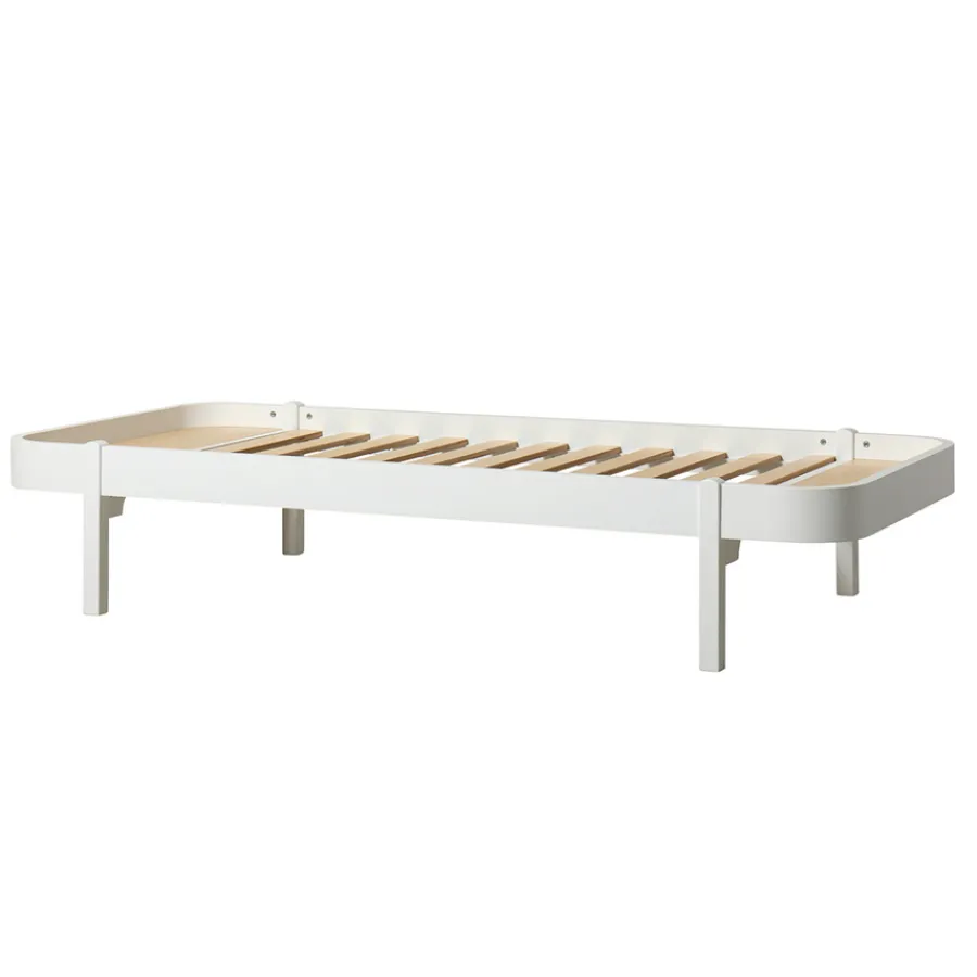 Best Oliver Furniture Bett Wood Lounger 90 x 200 Weiu00df