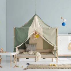 Outlet Oliver Furniture Camp Betthimmel Circus gru00fcn/ungefu00e4rbt
