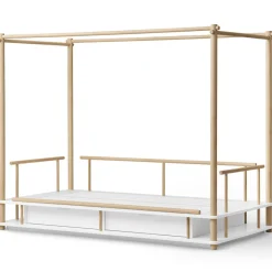 Online Oliver Furniture Camp Himmelbett 90x180 cm weiu00df/Eiche