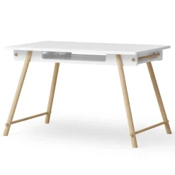 Online Oliver Furniture Camp Junior Schreibtisch hu00f6henverstellbar weiu00df/Eiche