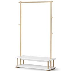 Hot Oliver Furniture Camp Kleiderstu00e4nder weiu00df/Eiche
