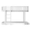 New Oliver Furniture halbhohes Hochbett Wood Original Weiu00df - Leiter vorne 138 cm