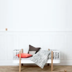 Discount Oliver Furniture Junior- und Kinderbett Wood Original weiu00df mit Eiche