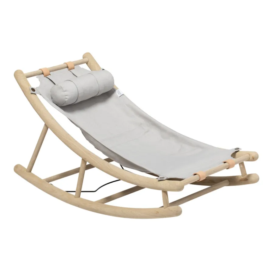Online Oliver Furniture Kleinkindwippe Wood Eiche/Grau