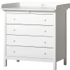 Hot Oliver Furniture Seaside Wickelkommode 4 Schubladen Weiu00df