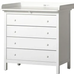 Hot Oliver Furniture Seaside Wickelkommode 4 Schubladen Weiu00df