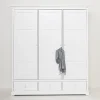 Online Oliver Furniture 3-tu00fcriger Kleiderschrank Weiu00df Hoch - Sofort Lieferbar