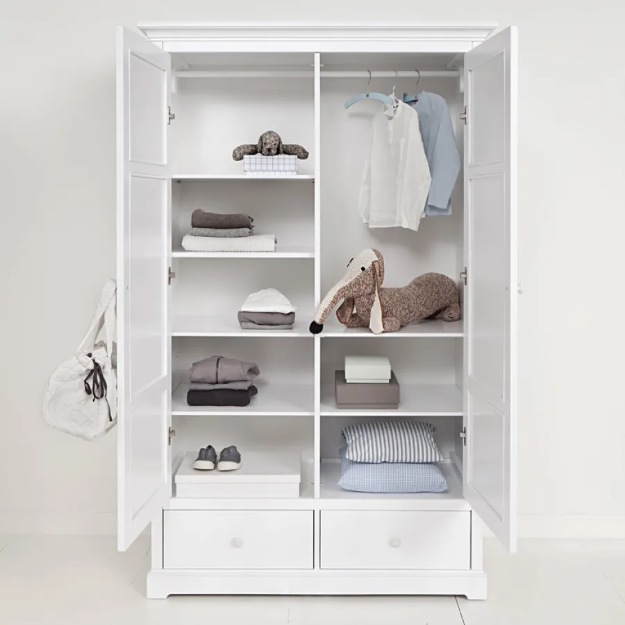 Best Oliver Furniture 2-tu00fcriger Kleiderschrank Weiu00df Hoch