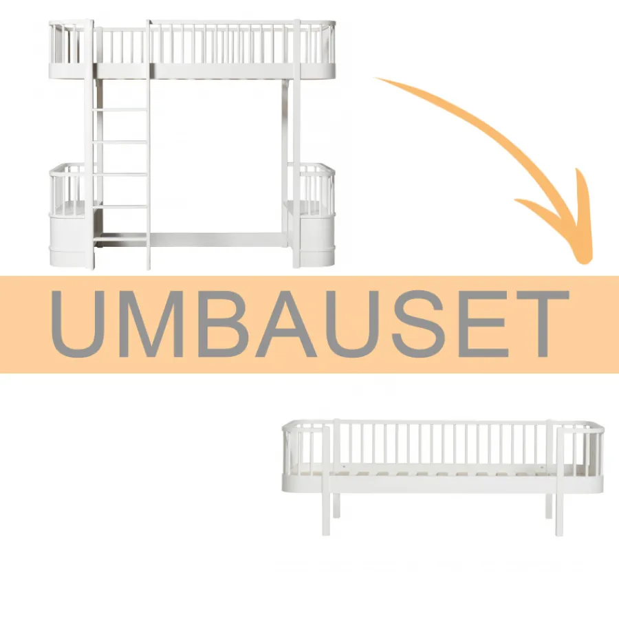 Sale Oliver Furniture Umbauset Wood Original Hochbett zum Bettsofa Weiu00df