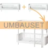 Sale Oliver Furniture Umbauset Wood Mini+ 2 Juniorbetten zum halbhohen Etagenbett Weiu00df