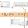 Best Oliver Furniture Umbauset Wood Mini+ Basic und Geschwisterset zum halbhohen Etagenbett Weiu00df