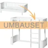 New Oliver Furniture Umbauset Wood Mini+ Juniorbett zum halbhohen Hochbett Weiu00df