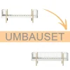 Best Oliver Furniture Umbauset Wood Original Einzelbett Eiche in Bettsofa