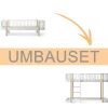 Sale Oliver Furniture Umbauset Wood Original Bettsofa zum halbhohen Hochbett 138 cm weiu00df/Eiche