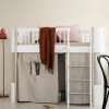Outlet Oliver Furniture Vorhang fu00fcr halbhohes Hochbett Wood Mini+ Grau