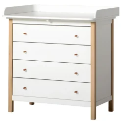Outlet Oliver Furniture Wickelkommode Wood 4 Schubladen