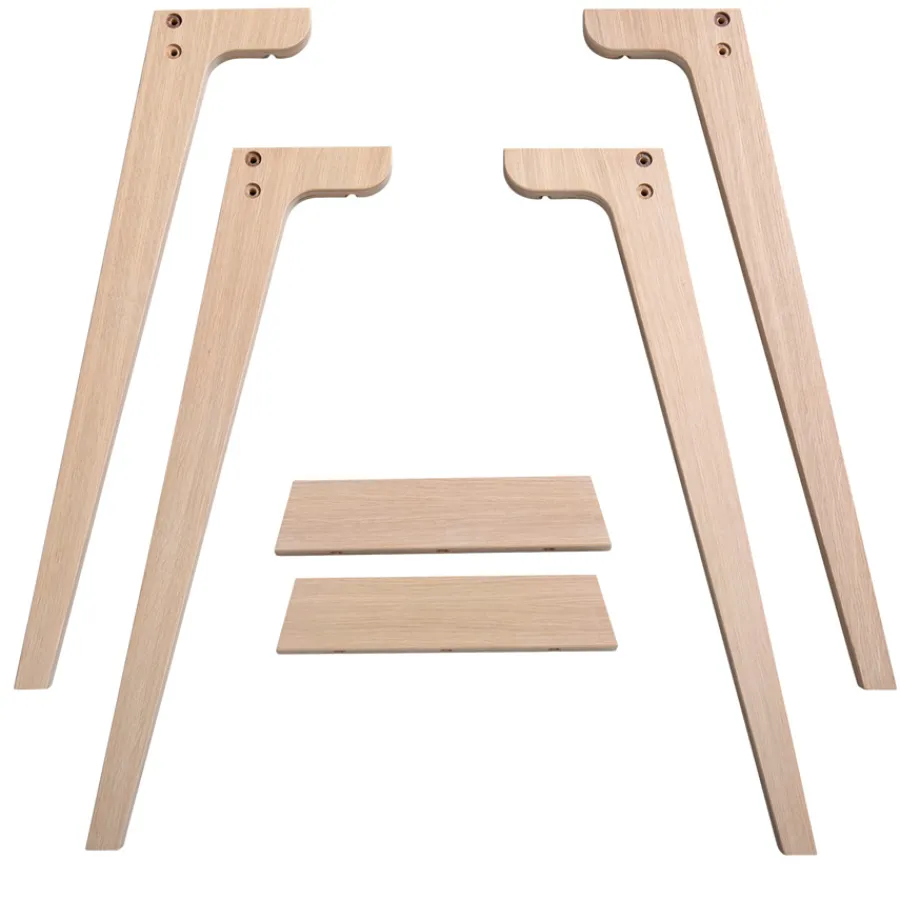 Best Oliver Furniture Wood Extra Tischbeinset Schreibtisch 72,6 cm