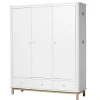 Sale Oliver Furniture Wood Kleiderschrank 3-Tu00fcrig Weiu00df/Eiche