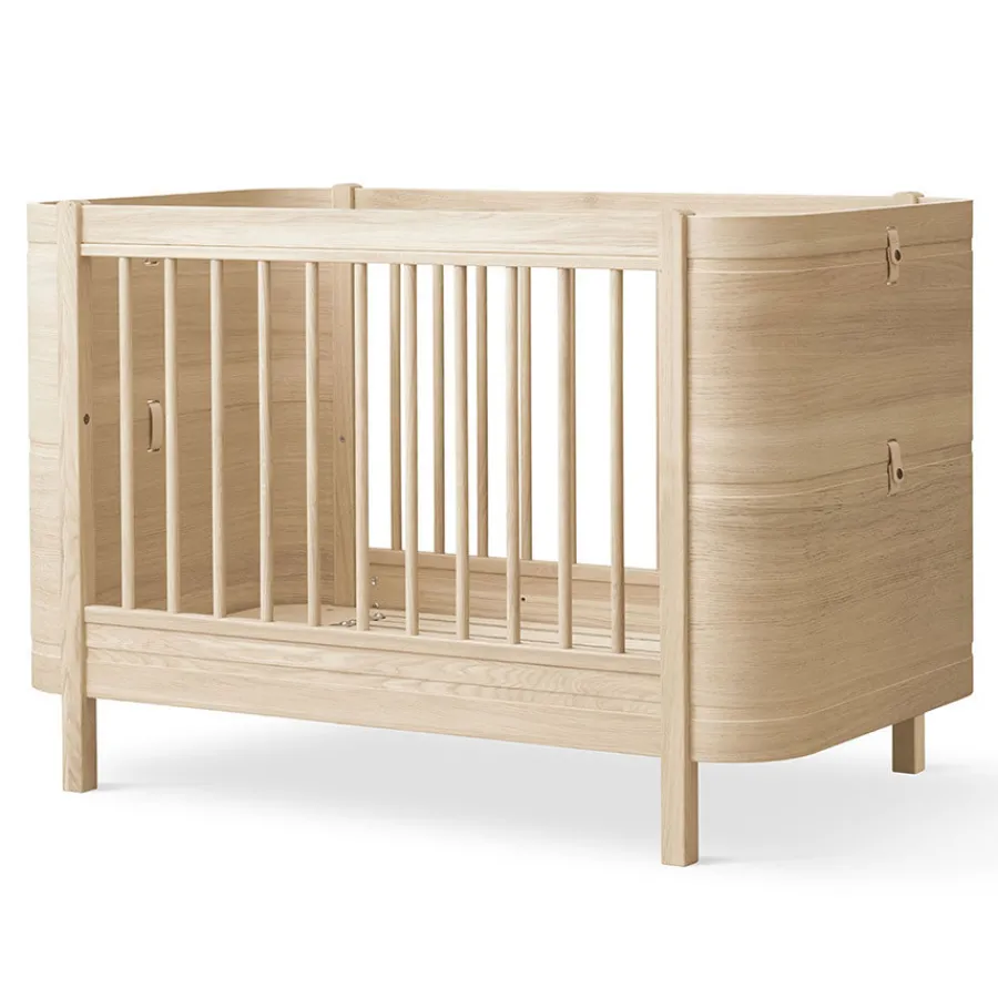 Hot Oliver Furniture Wood Mini+ Babybett exkl. Umbauset Juniorbett Eiche