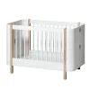 Hot Oliver Furniture Wood Mini+ Babybett Weiu00df/Eiche exkl. Umbauset Juniorbett