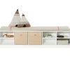 Discount Oliver Furniture Wood Stand-Regal 5 x 1 Horizontal mit Sockel