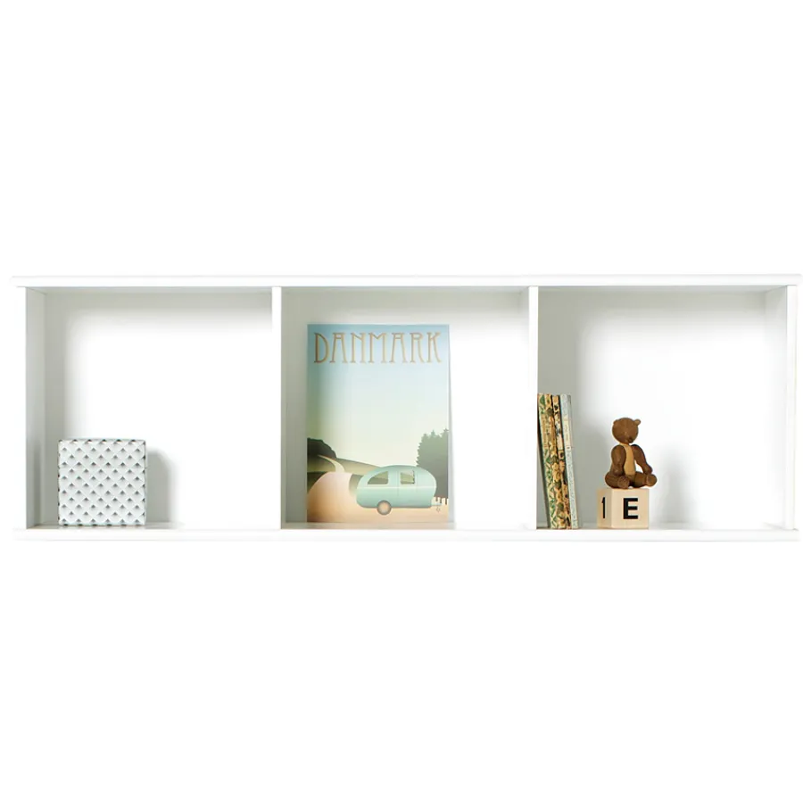 Hot Oliver Furniture Wood Wand-Regal 3 x 1 Horizontal
