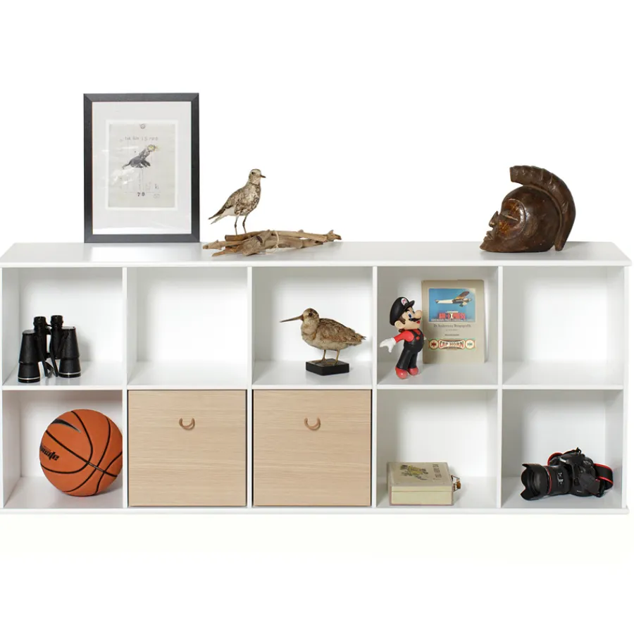 Discount Oliver Furniture Wood Wand-Regal 5 x 2 Horizontal