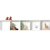Best Oliver Furniture Wood Wand-Regal 5 x 1 Horizontal