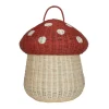 New Olli Ella Aufbewahrungskorb Pilz Red