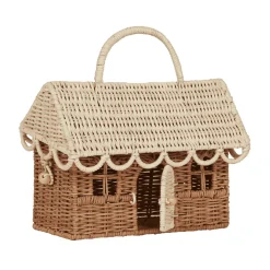 Discount Olli Ella Korbtasche Rattan Gingerbread Casa Clutch