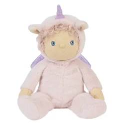 Hot Olli Ella Stoffpuppe Dinky Dinkum Dolls Una Unicorn Pink