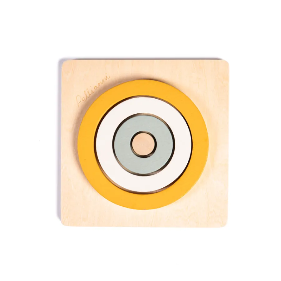 Best Pellianni Puzzle Rund mustard