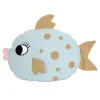 Clearance Roommate Kissen Fish Light Blue Bio-Baumwolle