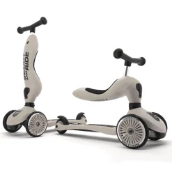Hot Scoot and Ride 2in1 Kickboard Highwaykick 1 ash
