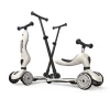 Hot Scoot and Ride 2in1 Kickboard Highwaykick 1 Push & Go Ash
