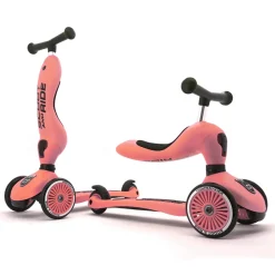 New Scoot and Ride 2in1 Kickboard Highwaykick 1 peach