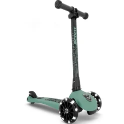 Hot Scoot and Ride Kickboard Highwaykick 3 LED forest