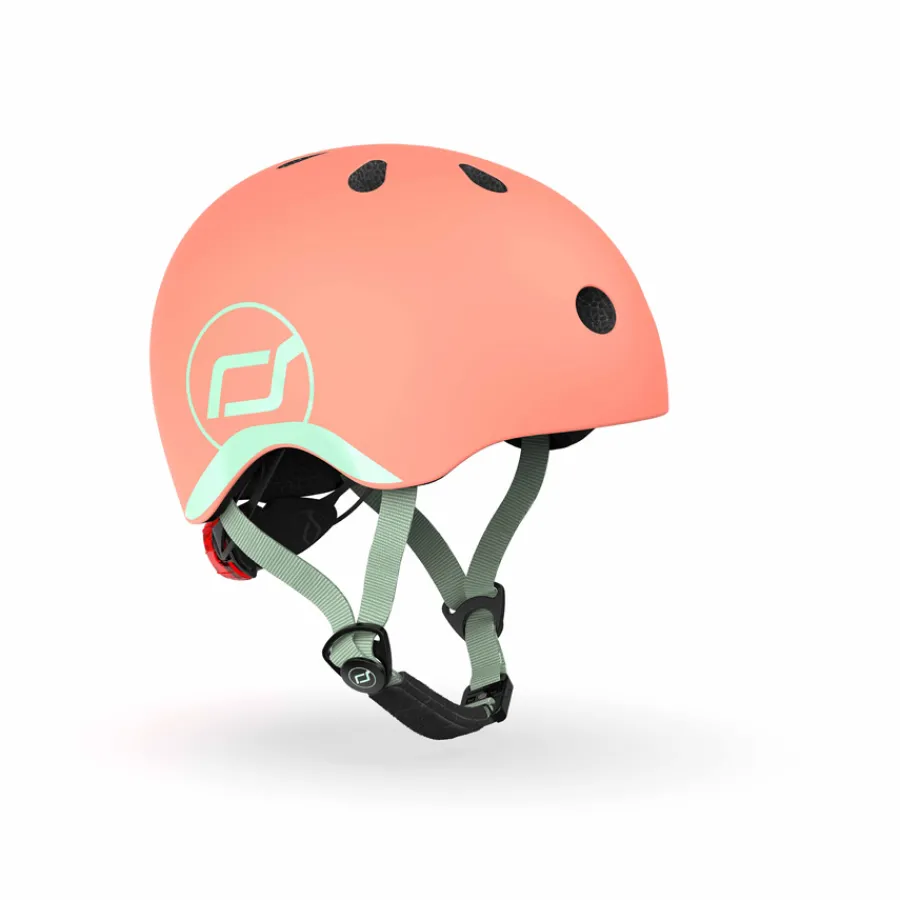 Hot Scoot and Ride LED-Helm XXS - S peach