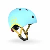 Scoot and Ride LED-Helm XXS - S blueberry