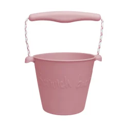 Clearance Scrunch Sandspielzeug Eimer biegsam Dusty Rose